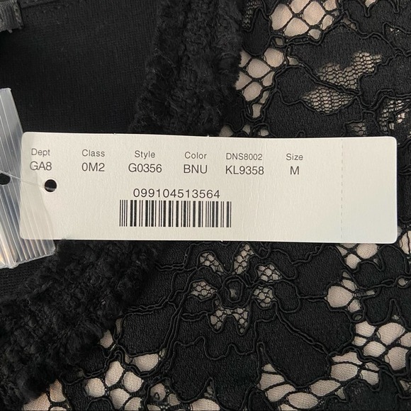 J. Crew Fringey Top in Tweed and Lace Black NWT - Picture 10 of 10